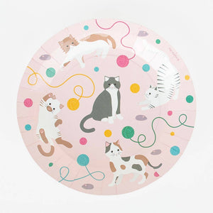 Cat Plates (8 ct.) by My Little Day  3700690814327 