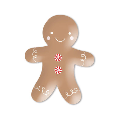 Gingerbread Man Shaped Plates (8 ct.)