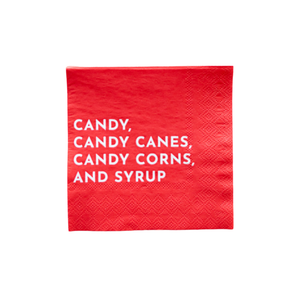 Elf Candy Napkins (24 ct.) by Bonjour Fête  753035861817 