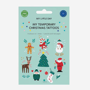 Christmas tattoos (8 ct.) by My Little Day  3700690815300 