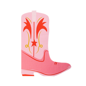 Cowgirl Boot Shaped Paper Napkins (18 ct.)