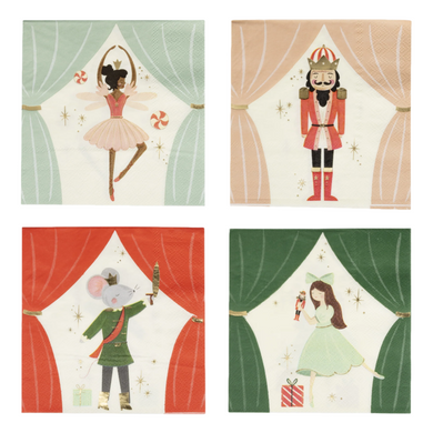 Nutcracker Napkins (16 ct, 4 designs)