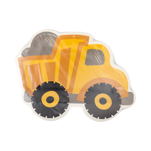 Construction Dump Truck Shaped Plates (8 ct.)