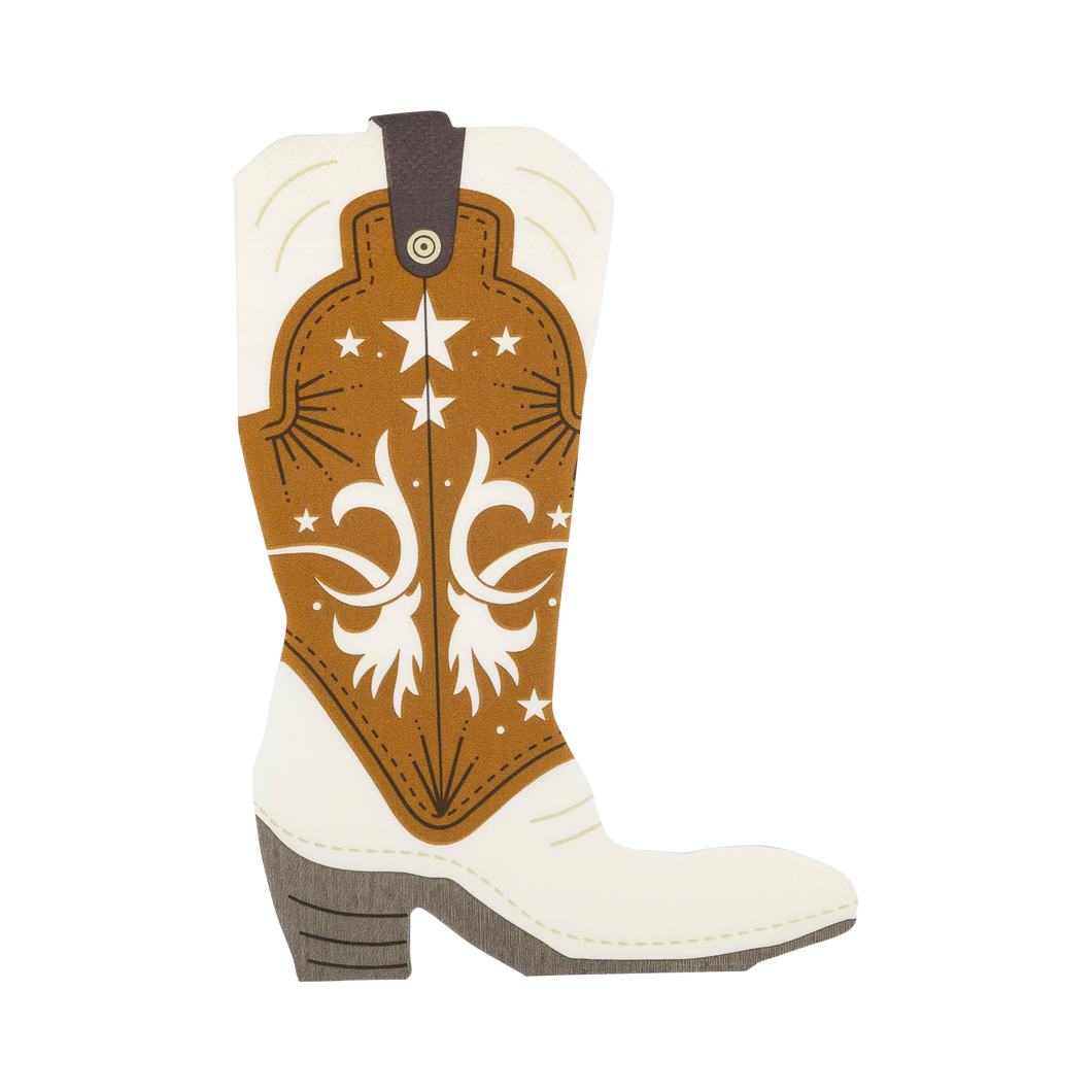 Cowboy Boot Shaped Guest Napkins (24 ct.)