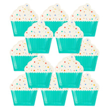 Birthday Cupcake Shaped Paper Plates (12 ct.)