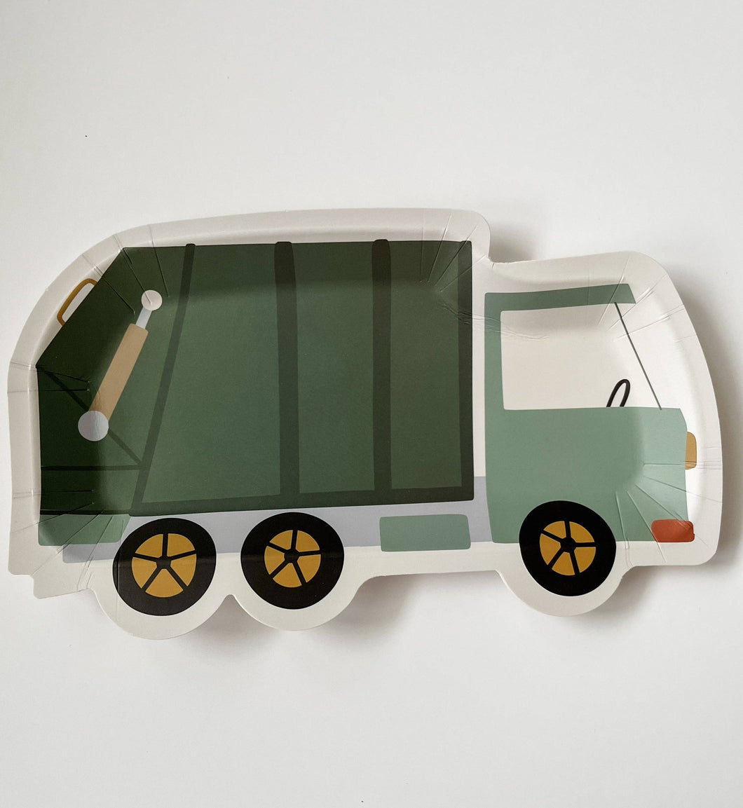 Garbage Truck Plates (8 ct.)