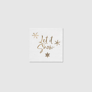 Let It Snow Cocktail Napkins (25 per pack)