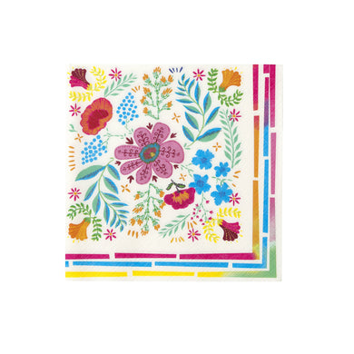 These lovely floral napkins with vibrant colours are perfect for spring and summer parties. You can also match these gorgeous napkins with our floral plates! These napkins come in 20 per pack and are 6